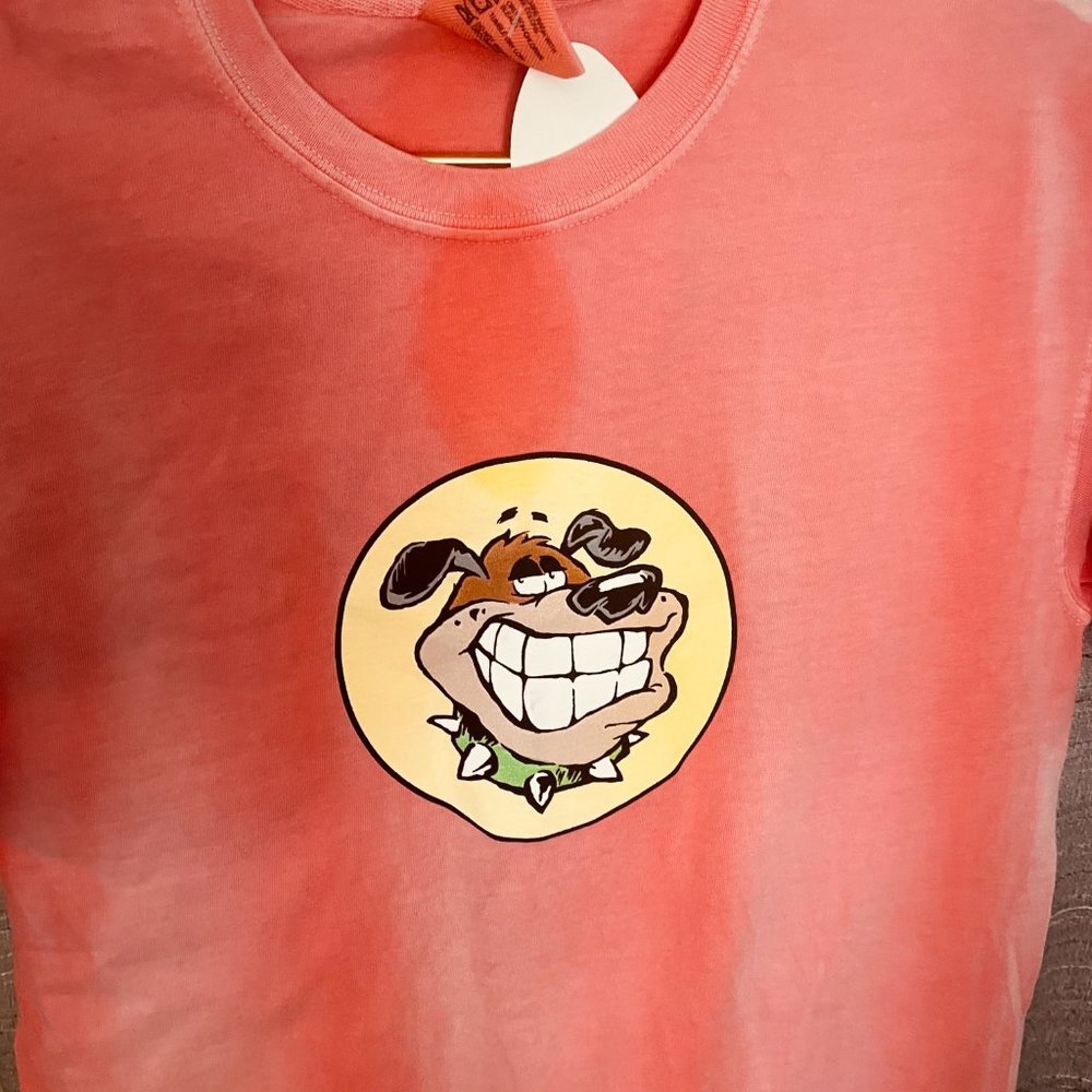 Groggy Dog The Dog Rules Red T-shirt-size s unisex